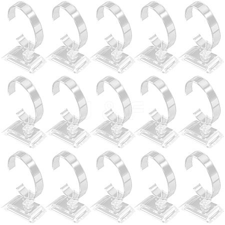 C Shaped ABS Plastic Single Bracelet Display Stands BDIS-WH20001-03B-1