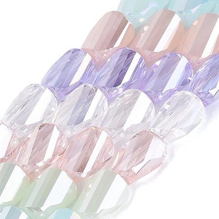 Electroplate Mixed Styles Glass Beads Strands EGLA-N022-10A-A02-1