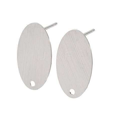 316 Stainless Steel Stud Earring Findings STAS-D389-01P-1