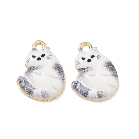 Alloy Enamel Pendants ENAM-K076-35G-06-1