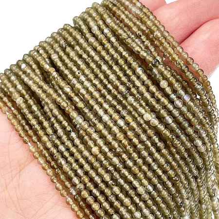 Natural Labradorite Beads Strands G-M438-A01-02-1