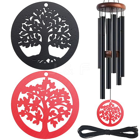 DIY Wind Chime Pendant Making Kits DIY-CN0003-73-1