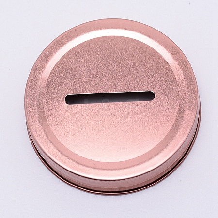Tinplate Coin Slot Bank Lids FIND-WH0047-14C-1