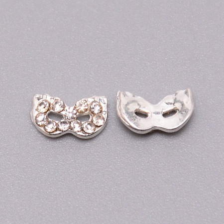 Alloy Bowknot Cabochons MRMJ-WH078-09A-1