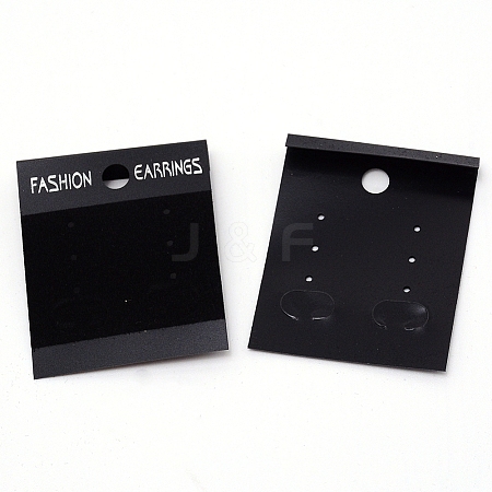 Plastic Earring Display Card LS-CDIS-WH0015-04-1