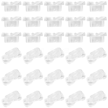 50Pcs PVC Mobile Anti-Dust Plugs AJEW-SC0031-65-1