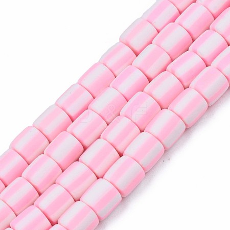 Handmade Polymer Clay Bead Strands CLAY-T020-12H-1