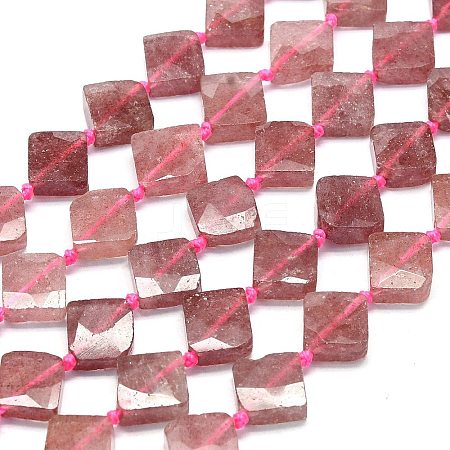 Natural Strawberry Quartz Beads Strands G-G106-H04-02-1