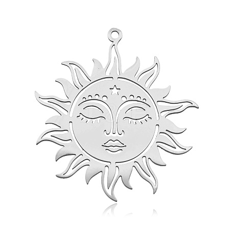 Non-Tarnish 304 Stainless Steel Pendants A-STAS-S105-LA725-1-1
