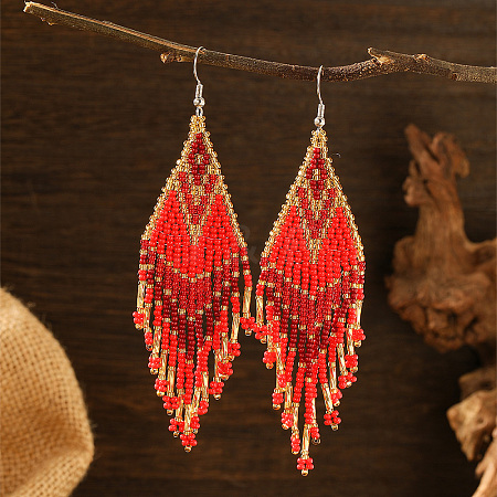 Fashionable Tassel Dangle Earrings XU6080-1-1