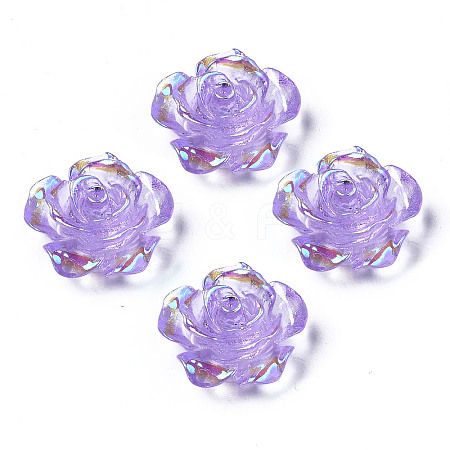 Transparent Resin Cabochons LS-CRES-N030-001B-01-1