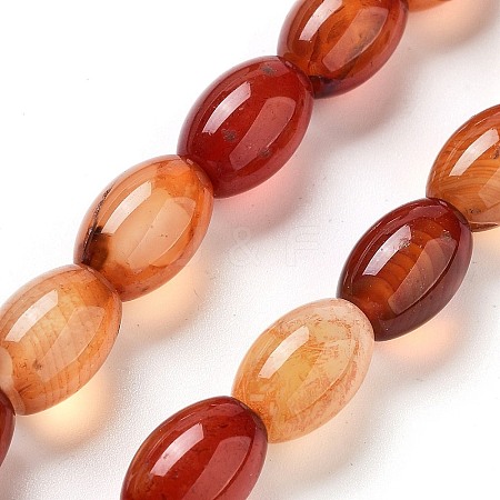 Natural Red Agate Beads Strands G-B106-B06-01-1