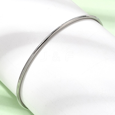 2MM 304 Stainless Steel Bangles for Women SA-CBA37BC-23B-P-1
