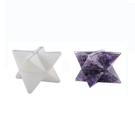 DIY Merkaba Star Silicone Molds DIY-D070-12E-1