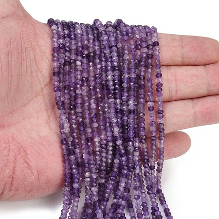Natural Amethyst Beads Strands G-L625-A01-3x2mm-02-1