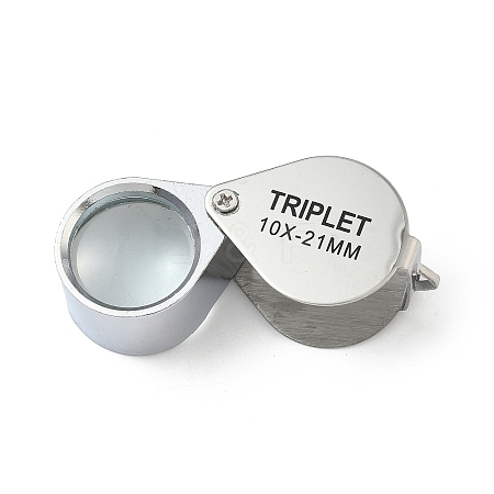10x21mm Jewelry Identifying Type Magnifying Glass Portable Magnifiers TOOL-A007-B03-1