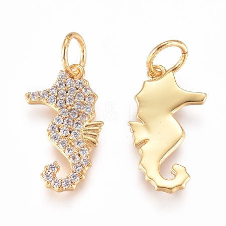 Brass Charms ZIRC-L070-76G-1