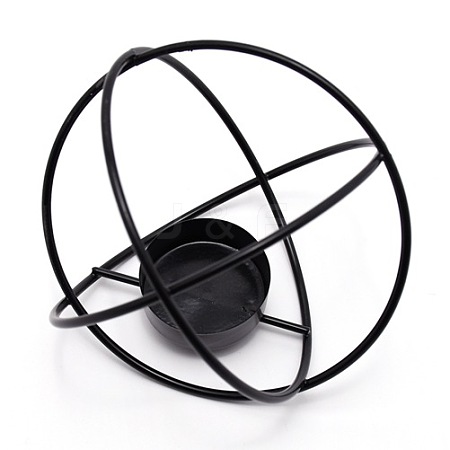 Iron Candle Holder AJEW-WH0002-09B-1