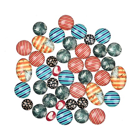 Glass Cabochons GLAA-MSMC004-03-1