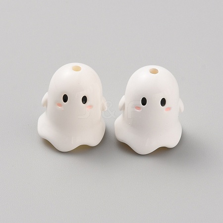 Opaque Acrylic Beads LS-MACR-WH20003-01I-1