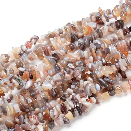 Natural Botswana Agate Beads Strands X-G-I283-A05-1