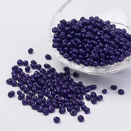 Opaque Glass Seed Beads SEED-R032-A06-1