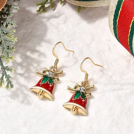 Alloy Enamel Dangle Earrings EJEW-JE06609-1