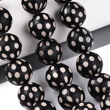 Tibetan Style Natural Agate dZi Beads Strands G-T144-36-1