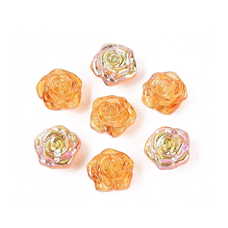 Electroplate Transparent Glass Beads Strands EGLA-N056-02A-05-1