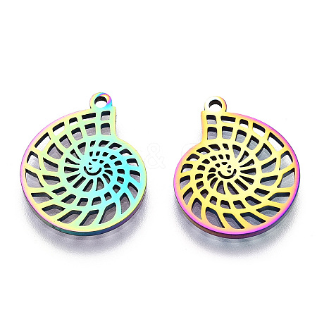 Ion Plating(IP) 304 Stainless Steel Pendants STAS-T063-211M-1