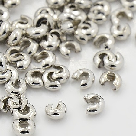 Iron Crimp Beads Covers IFIN-H028-N-1