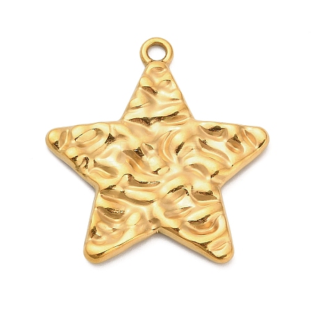304 Stainless Steel Pendants STAS-P417-04B-G-1