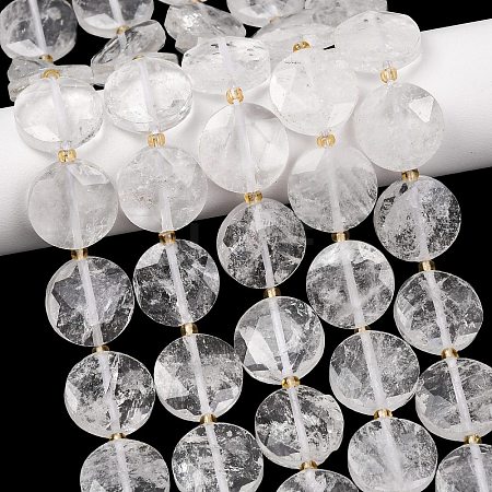 Natural Quartz Crystal Beads Strands G-L654-N06-01-1
