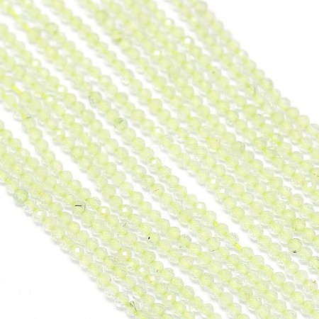 Natural Prehnite Bead Strands G-G914-2mm-10-1