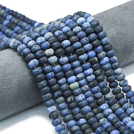 Natural Dumortierite Beads Strands G-P575-A03-8x5mm-1