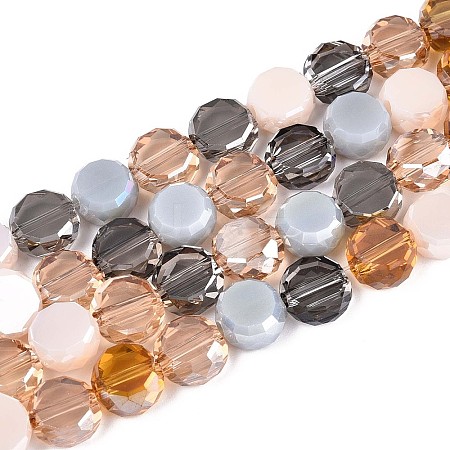 Electroplate Glass Beads Strands EGLA-N022-03A-A03-1