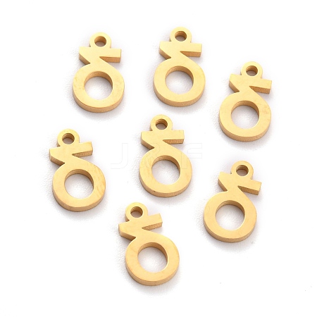 304 Stainless Steel Pendants STAS-F267-10D-G-1