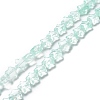 Transparent Glass Beads Strand GLAA-F112-02E-1