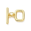 Brass Toggle Clasps KK-M314-07G-1