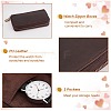 Cowhide Watch Boxes CON-WH0106-10-4