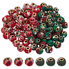 100Pcs 2 Colors Polyester European Beads FIND-PH0029-12-1