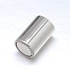 304 Stainless Steel Magnetic Clasps with Glue-in Ends STAS-M200-A-01-3