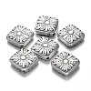 Carved Rhombus CCB Plastic Beads CCB-N002-05-1