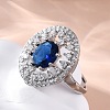 Brass Micro Pave Cubic Zirconia Adjustable Rings for Women RJEW-C118-08P-1