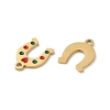 304 Stainless Steel Charms STAS-K263-18G-2