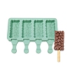 Food Grade DIY Rectangle Ice-cream Silicone Molds DIY-D062-03A-1