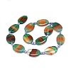 Natural Banded Agate/Striped Agate Beads Strands G-L544-012-4