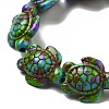 Synthetic Turquoise Dyed Beads Strands G-P507-05L-2