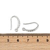 Brass Earring Hooks KK-B137-15P-01-3
