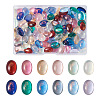 Cheriswelry 120Pcs 12 Colors Transparent Resin Cabochons CRES-CW0001-03-1